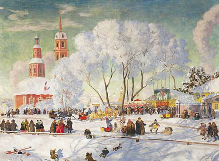Maslenitsa nella pittura russa